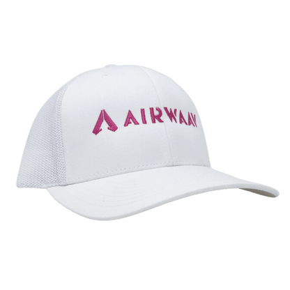Miami Vice Trucker Hat (White/Pink)