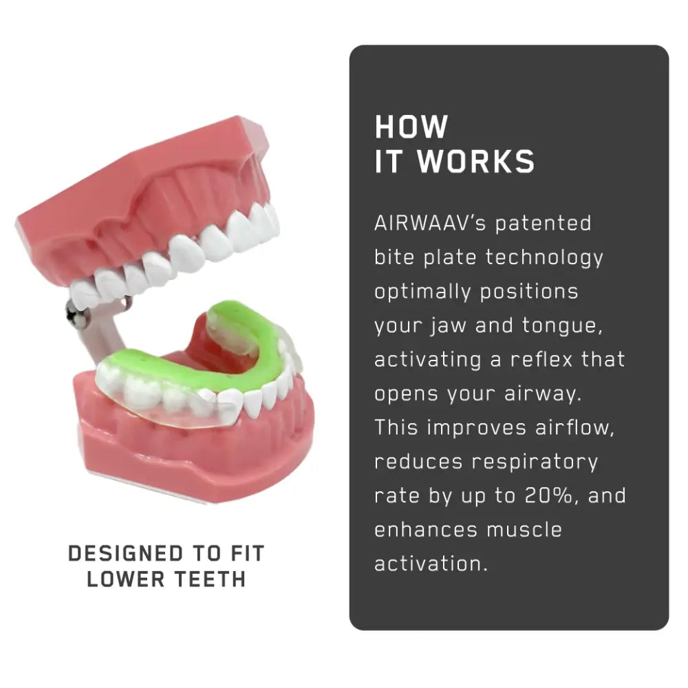 AIRWAAV PX1 Performance Mouthpiece (Neon 3-Pack)