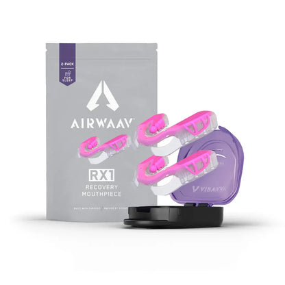 AIRWAAV Recovery RX1 Mouthpiece for Sleep 2-Pack
